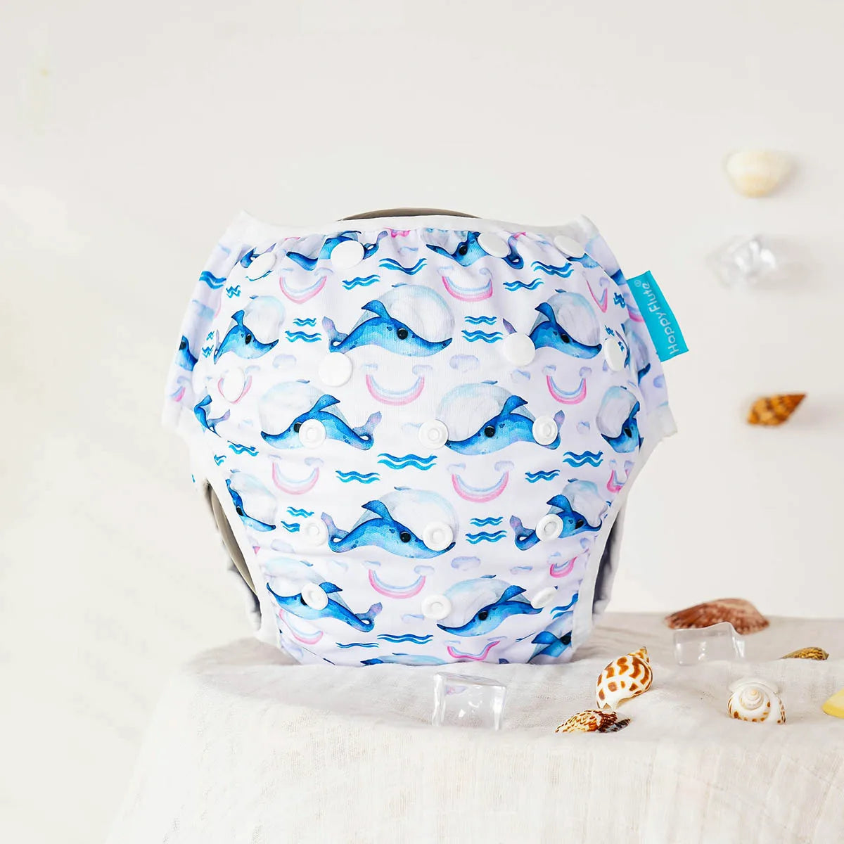 Happyflute Waterproof Reusable Swim Diaper Sunshine Swimming Nappy
