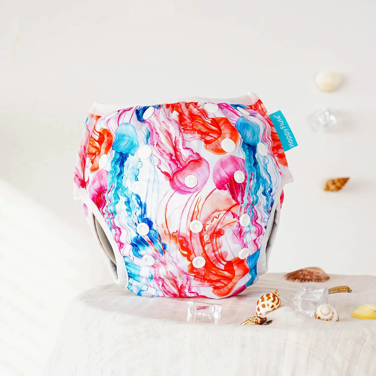 Happyflute Waterproof Reusable Swim Diaper Sunshine Swimming Nappy