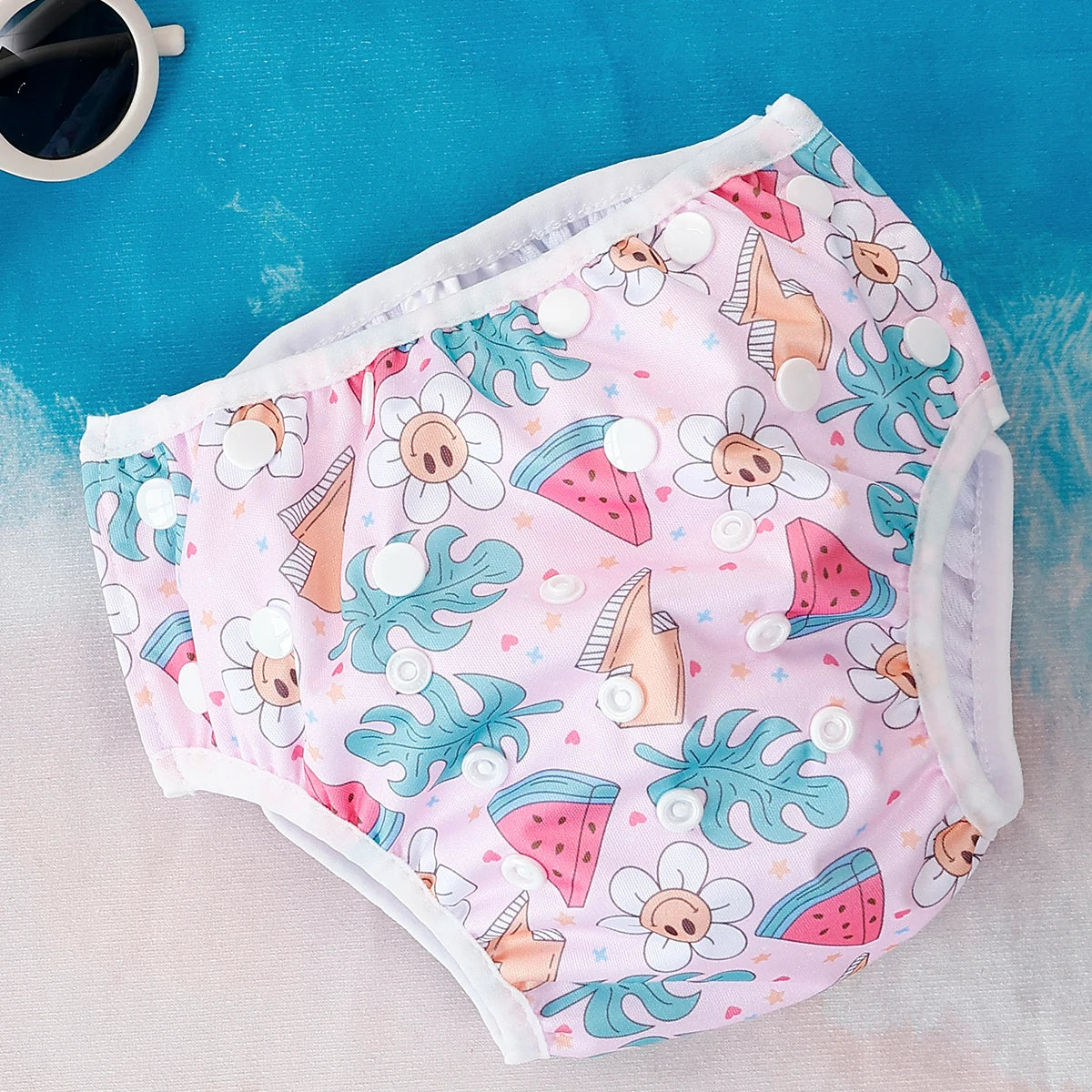 Elinfant 1 Pc Baby Swimming Diaper Mesh Cloth Inner Fabric Summer Reusable