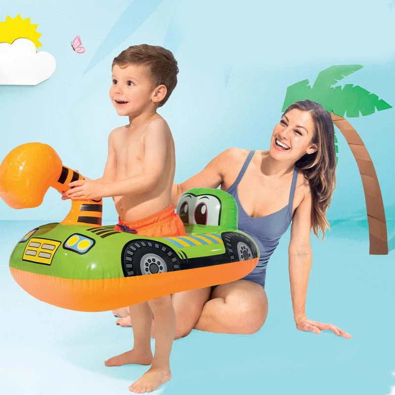 Baby Inflatable Lifeguard Baby Swimming Float Summer Water Toys Baby Buoy Swimming Rings Seat
