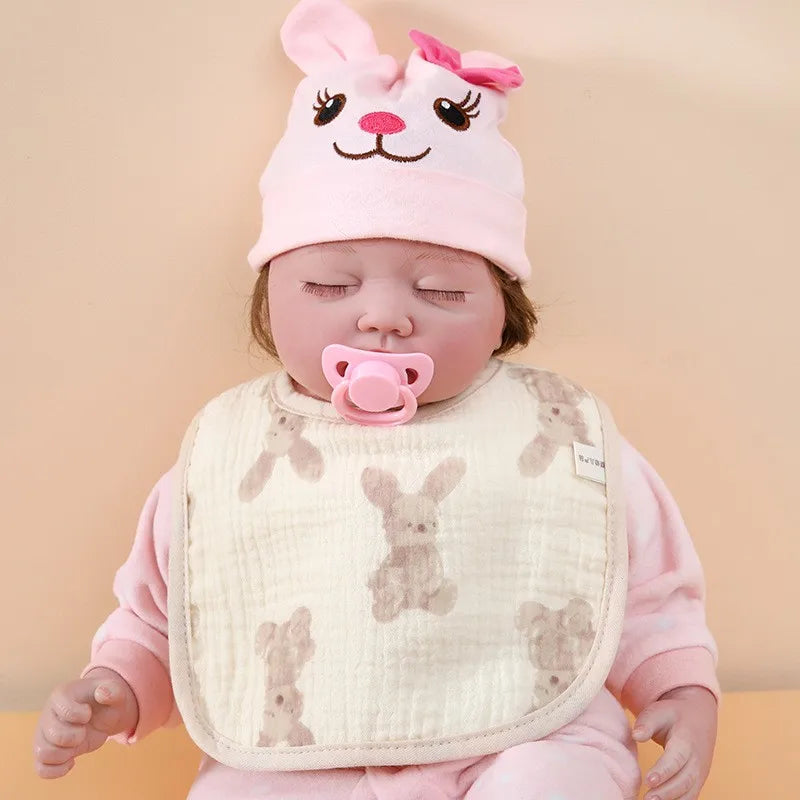 Newborn Bibs Baby Infant Bib Cotton Burp Cloths Bandana Toddler Kids Boy
