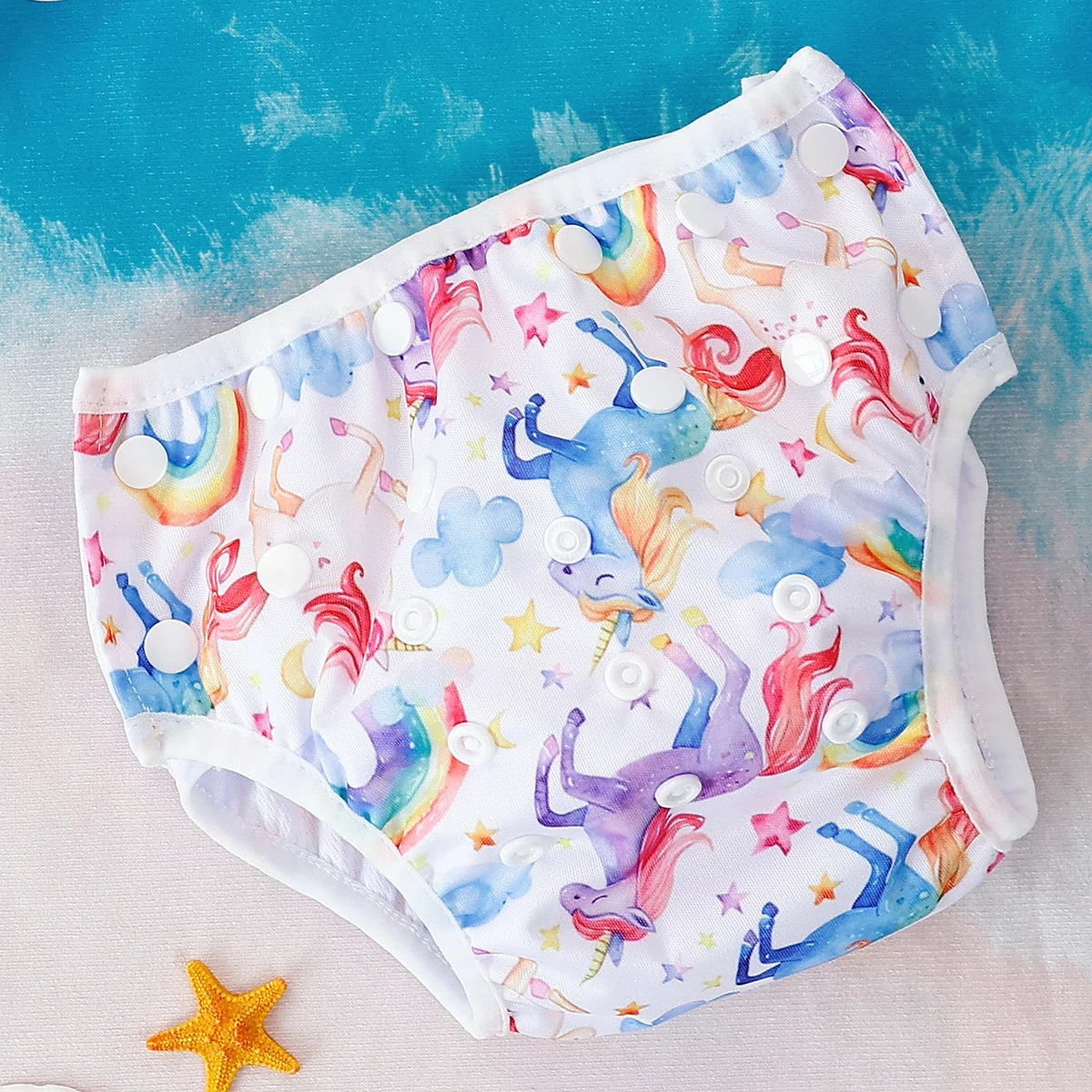 Elinfant 1 Pc Baby Swimming Diaper Mesh Cloth Inner Fabric Summer Reusable