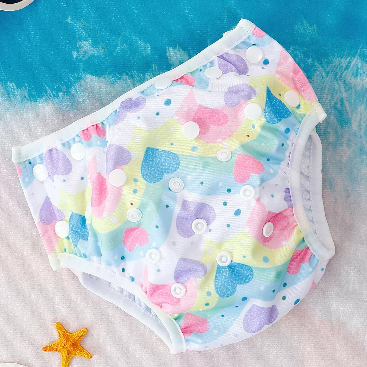 Elinfant 1 Pc Baby Swimming Diaper Mesh Cloth Inner Fabric Summer Reusable