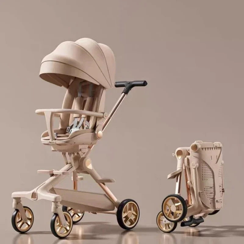 New High-view Lightweight Baby Stroller Adjustable Handlebars Multi-function