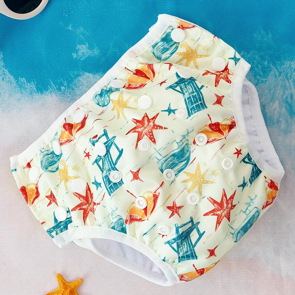 Elinfant 1 Pc Baby Swimming Diaper Mesh Cloth Inner Fabric Summer Reusable