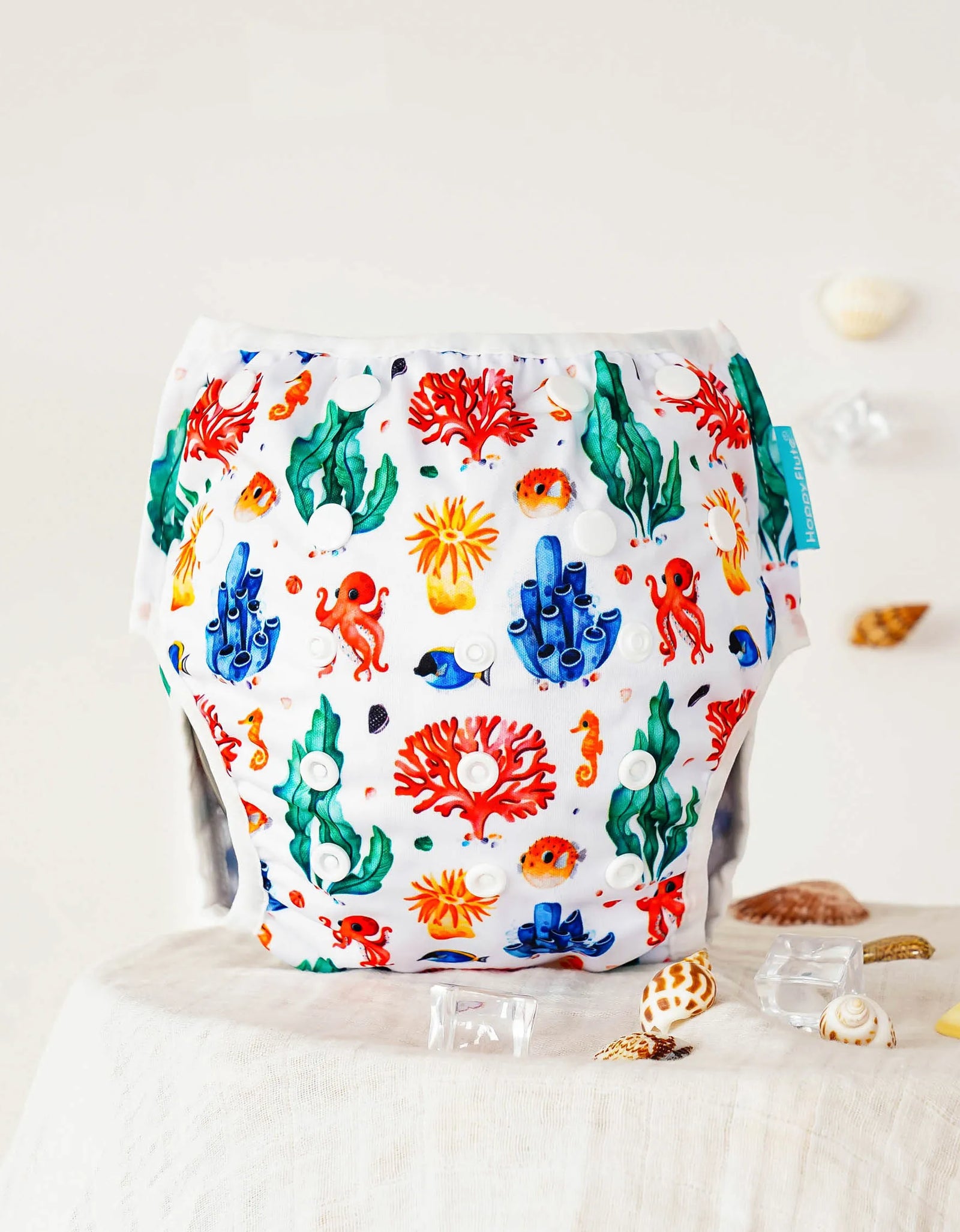 Happyflute Waterproof Reusable Swim Diaper Sunshine Swimming Nappy