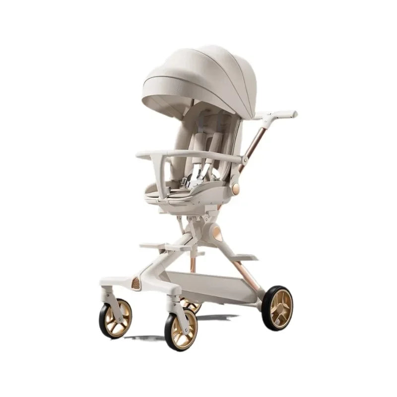 New High-view Lightweight Baby Stroller Adjustable Handlebars Multi-function