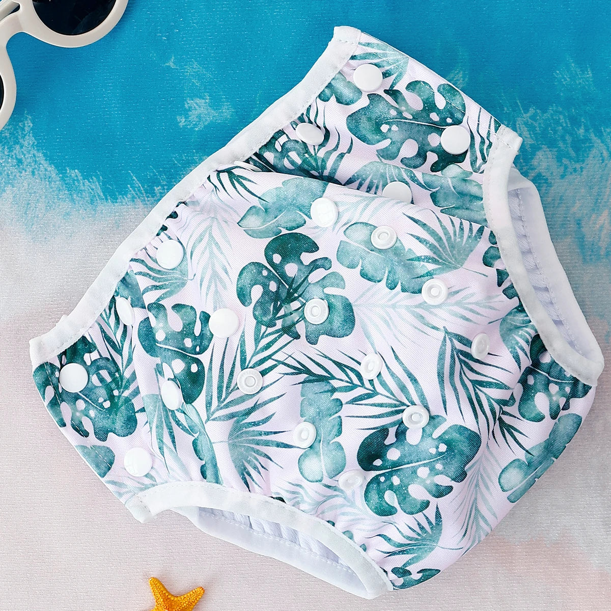 Elinfant 1 Pc Baby Swimming Diaper Mesh Cloth Inner Fabric Summer Reusable