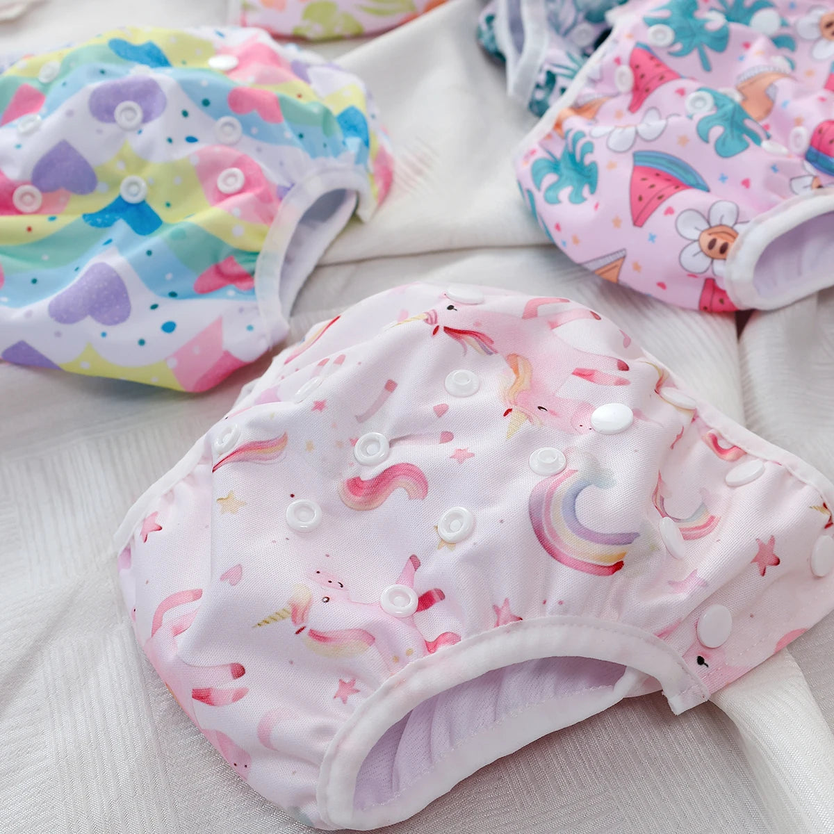 Elinfant 1 Pc Baby Swimming Diaper Mesh Cloth Inner Fabric Summer Reusable