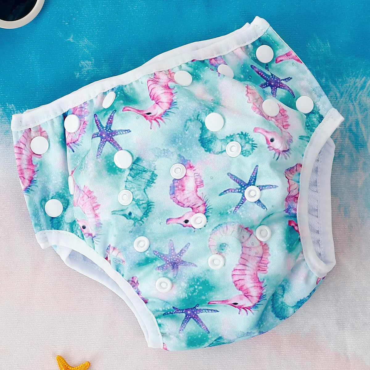 1pc Baby Swim Diapers Reuseable Washable & Adjustable for Swimming Lesson