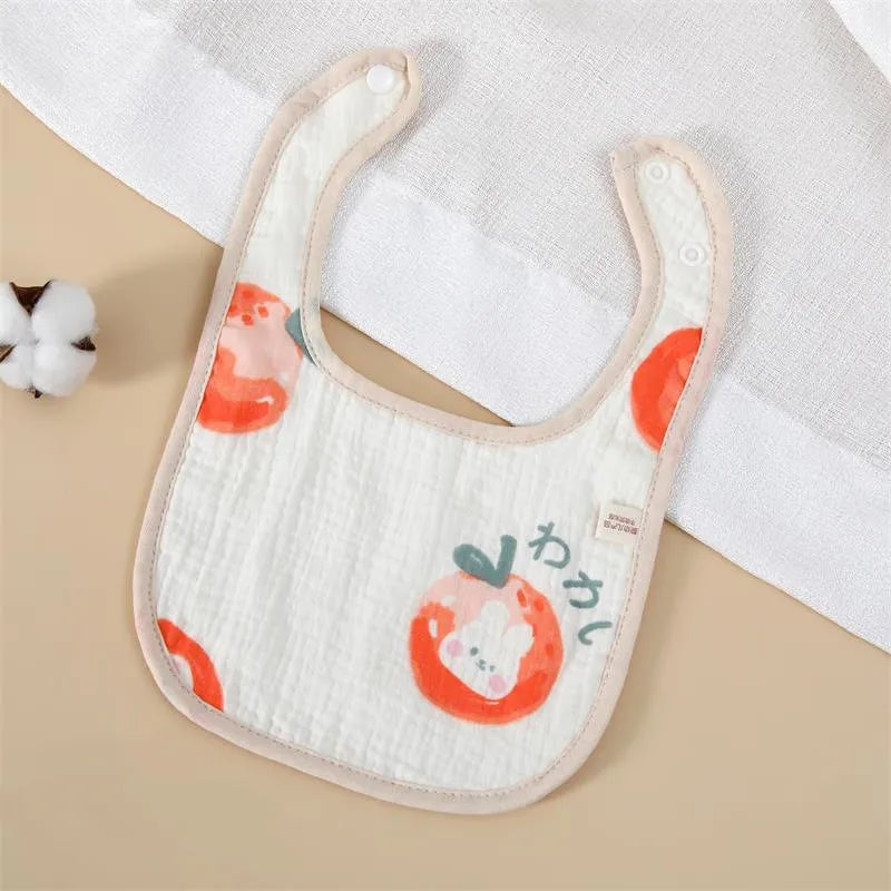 Newborn Bibs Baby Infant Bib Cotton Burp Cloths Bandana Toddler Kids Boy