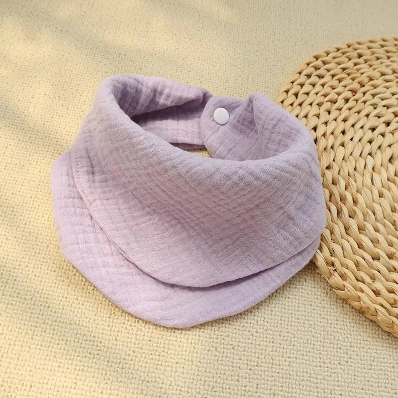 Newborn Bibs Infant Soft Burp Cloths Baby Stuff Feeding Drool Bandana Saliva