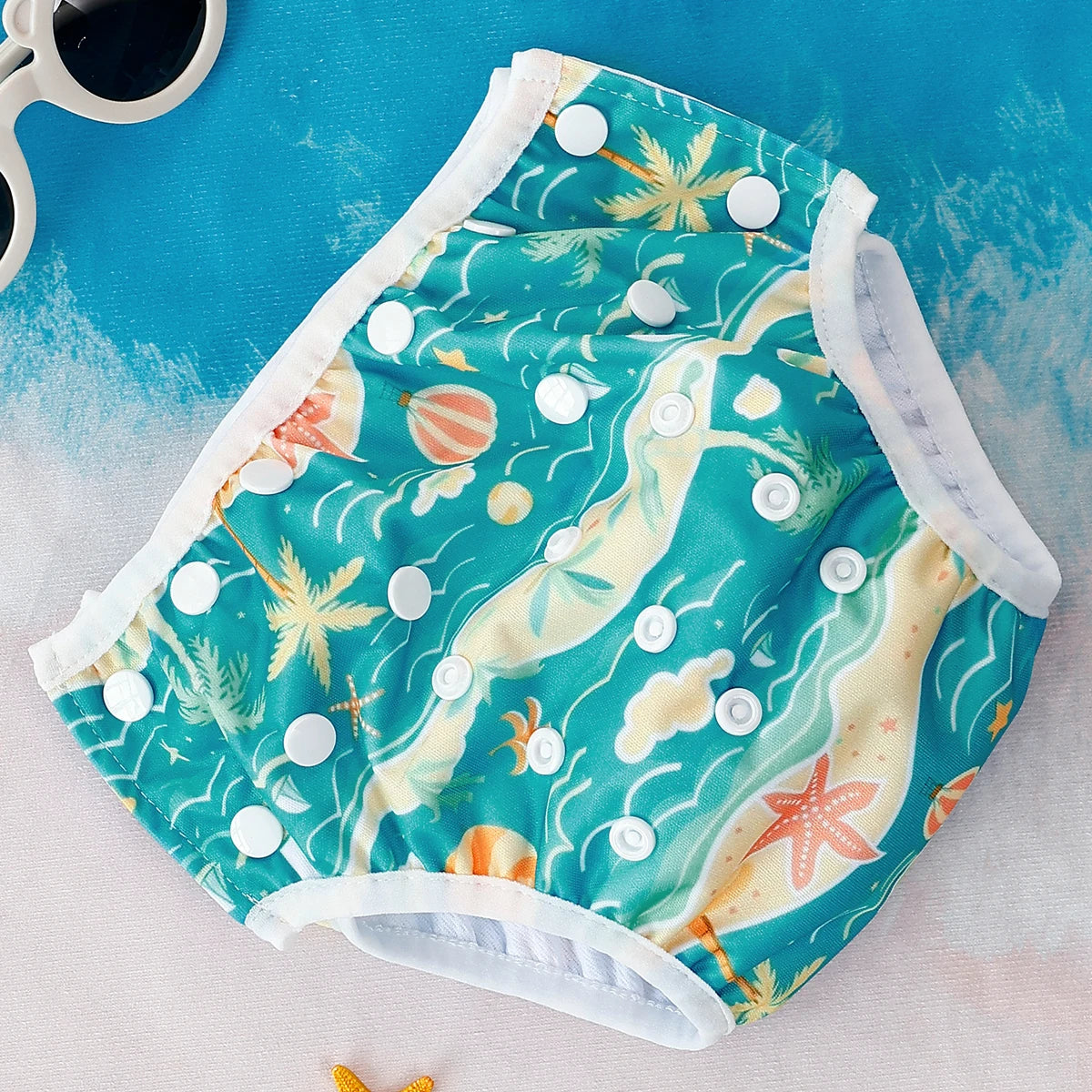 Elinfant 1 Pc Baby Swimming Diaper Mesh Cloth Inner Fabric Summer Reusable