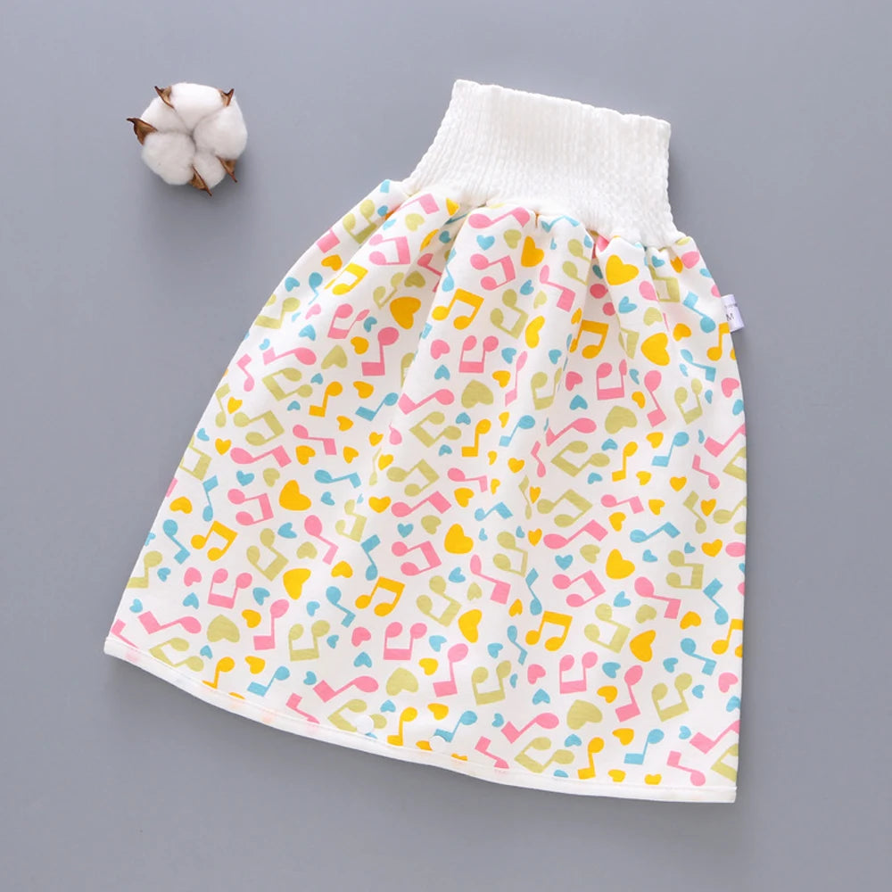 Kids Sleeping Bed Cotton Waterproof Wave Cherry Nappy Shorts Infant Training Pants