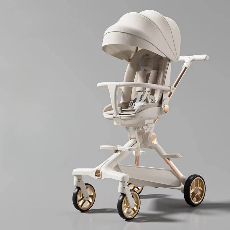 New High-view Lightweight Baby Stroller Adjustable Handlebars Multi-function