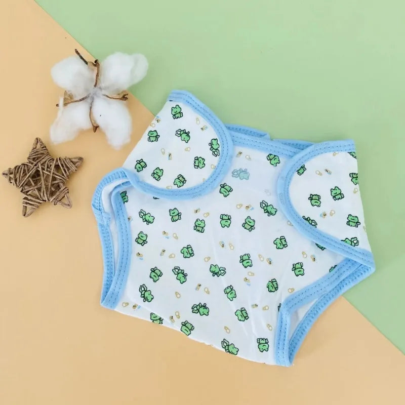 Kids Nappies Reusable Diaper Cover Adjustable Children cute Cartoon pattern Nappy