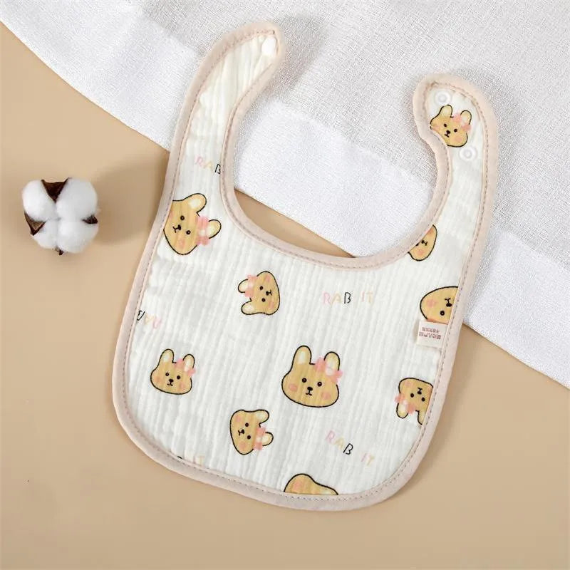 Newborn Bibs Baby Infant Bib Cotton Burp Cloths Bandana Toddler Kids Boy