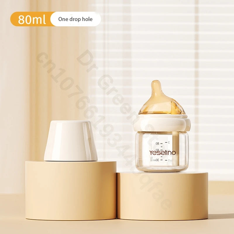Yeselino 6th Generation Professional Newborn Bottle/High Borosilicate Glass