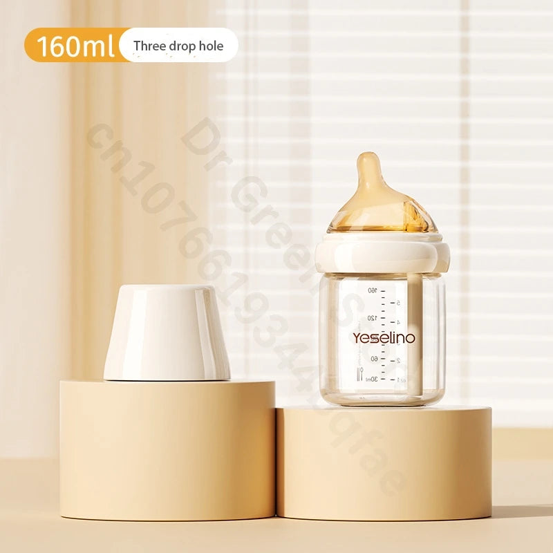Yeselino 6th Generation Professional Newborn Bottle/High Borosilicate Glass