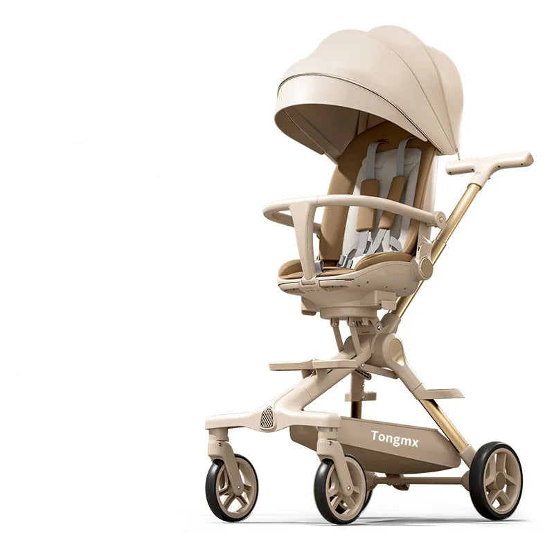 New High-view Lightweight Baby Stroller Adjustable Handlebars Multi-function