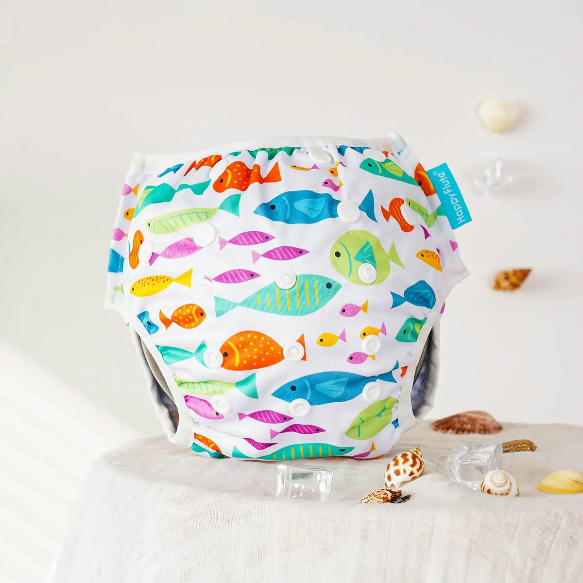Happyflute Waterproof Reusable Swim Diaper Sunshine Swimming Nappy