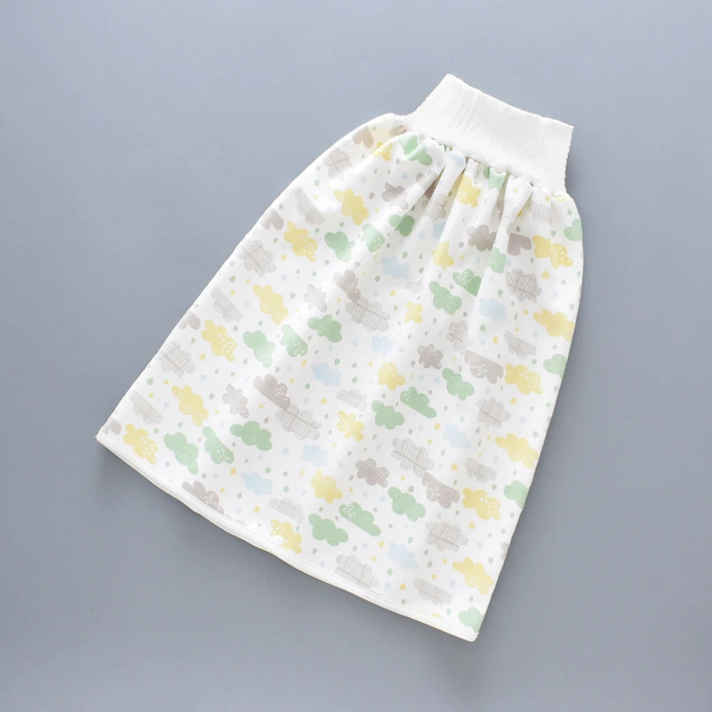Kids Sleeping Bed Cotton Waterproof Wave Cherry Nappy Shorts Infant Training Pants