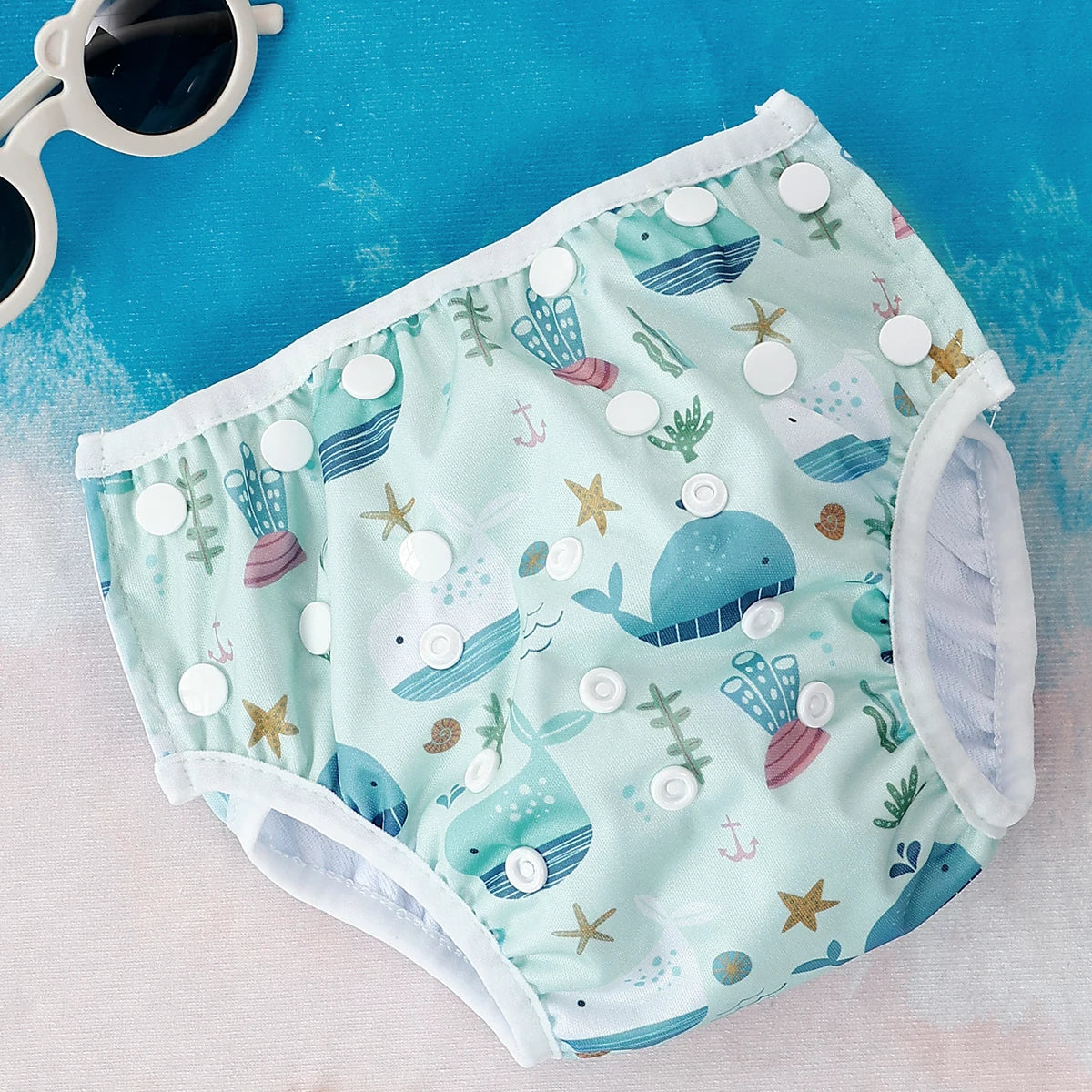 Elinfant 1 Pc Baby Swimming Diaper Mesh Cloth Inner Fabric Summer Reusable