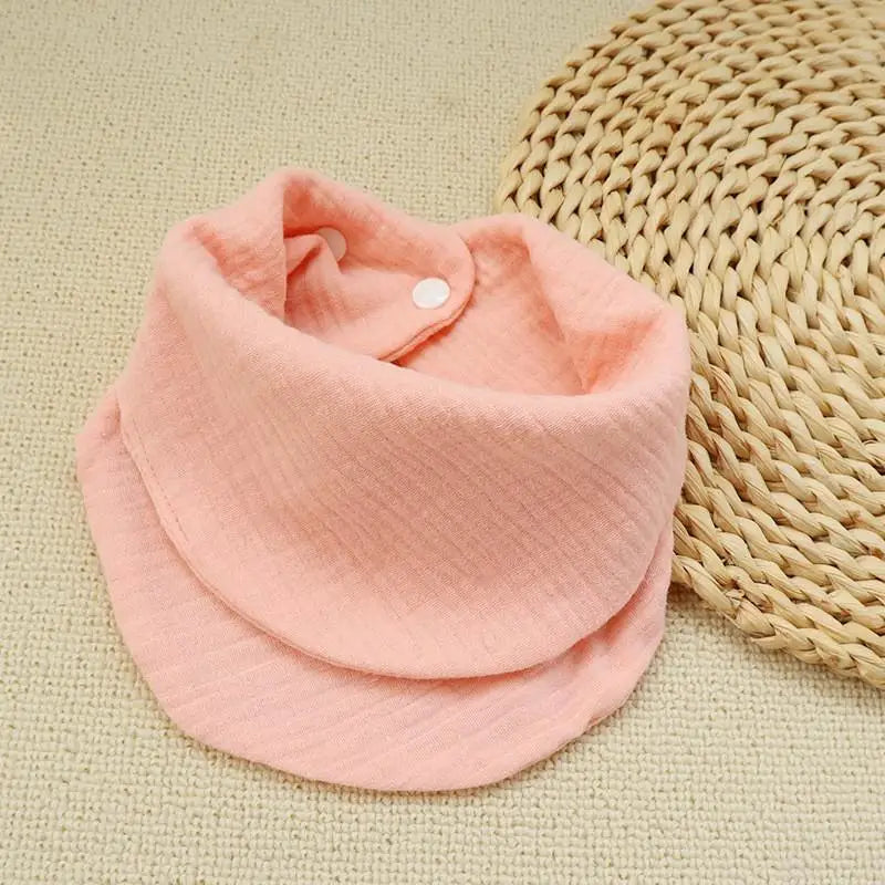 Newborn Bibs Infant Soft Burp Cloths Baby Stuff Feeding Drool Bandana Saliva