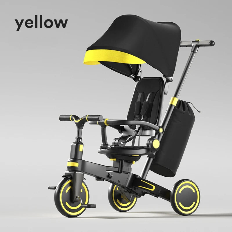 Lightweight three-wheeled baby stroller Two-way seat Multifunctional children's pedal