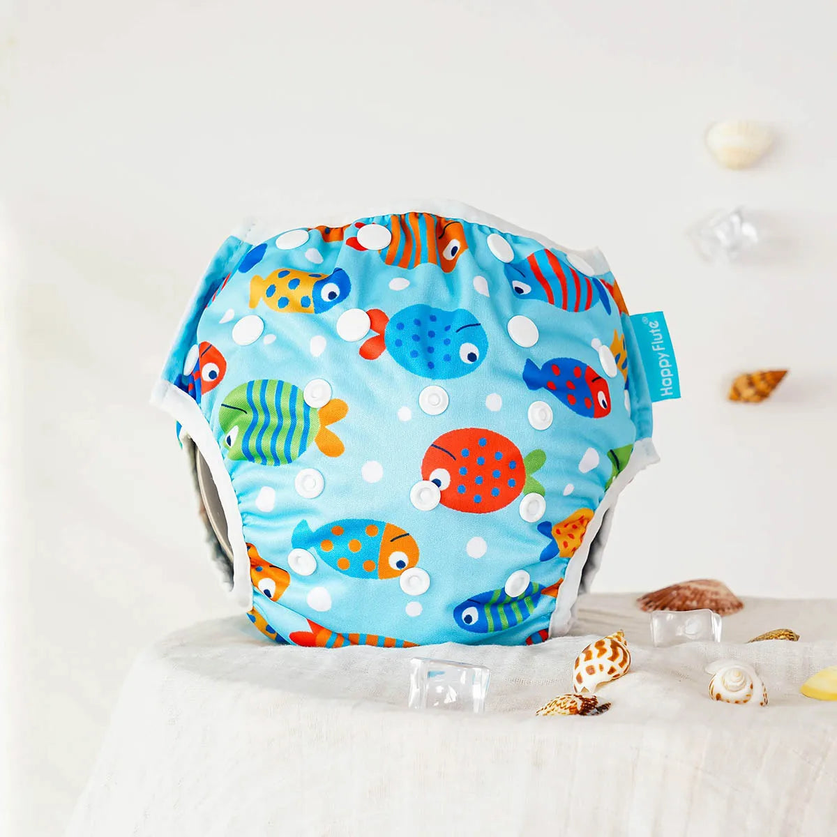 Happyflute Waterproof Reusable Swim Diaper Sunshine Swimming Nappy