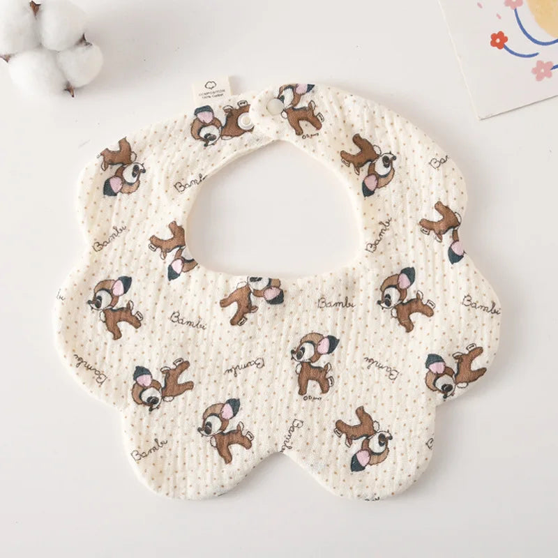Newborn Toddler Burp Cloth Kid Bib Cotton Gauze Baby Feeding Bibs