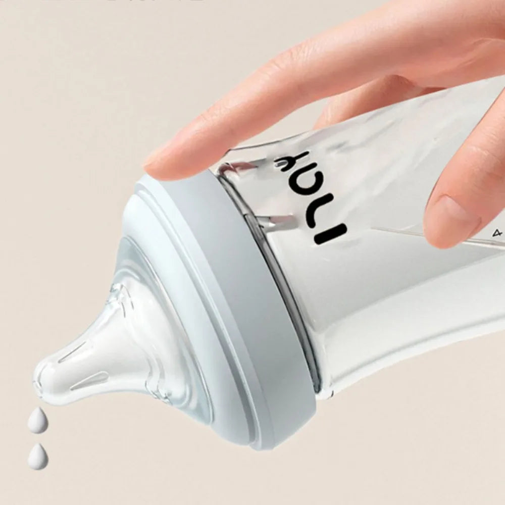 Glass Bottles Newborn Feeding Bottles 80ML/160ML/240ML Baby Bottle Anti-flatulence