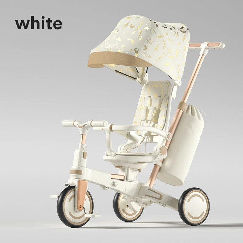 Lightweight three-wheeled baby stroller Two-way seat Multifunctional children's pedal