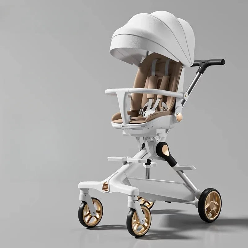 New High-view Lightweight Baby Stroller Adjustable Handlebars Multi-function