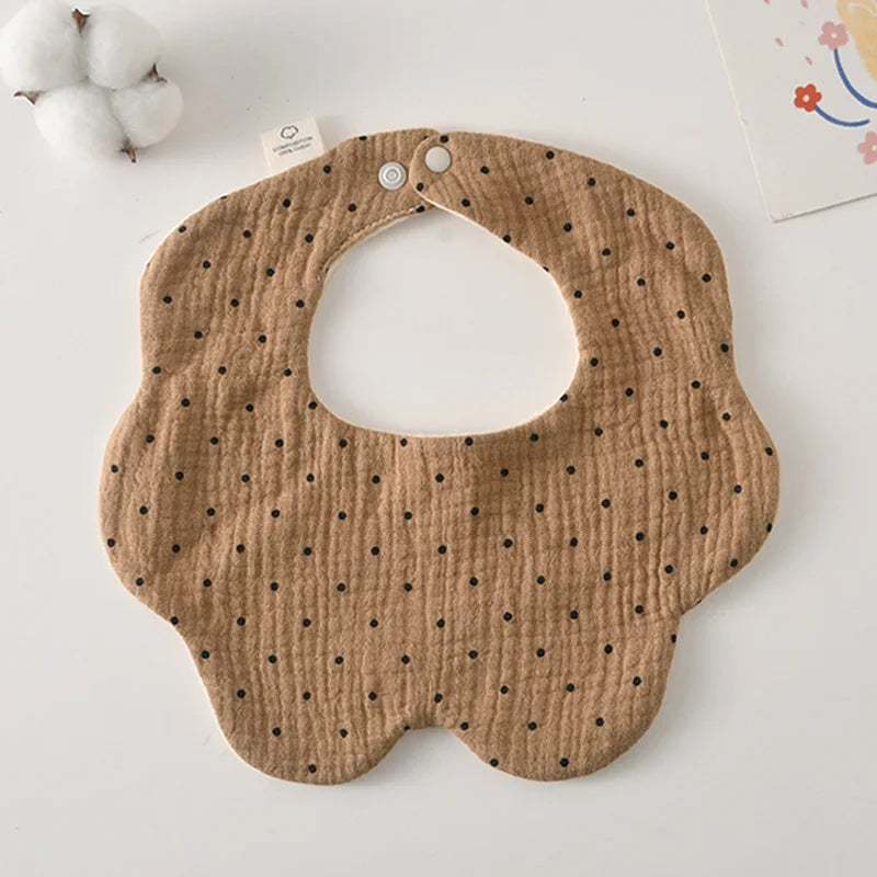 Newborn Toddler Burp Cloth Kid Bib Cotton Gauze Baby Feeding Bibs