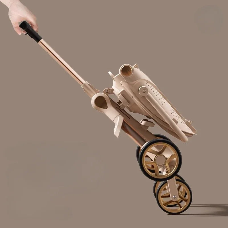 New High-view Lightweight Baby Stroller Adjustable Handlebars Multi-function