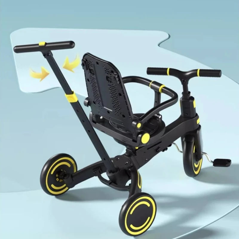 Lightweight three-wheeled baby stroller Two-way seat Multifunctional children's pedal